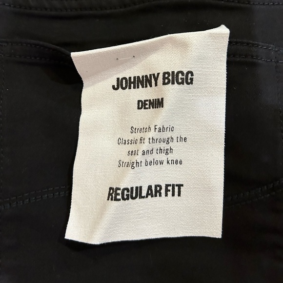 NWT Johnny Bigg BLACK MAISON REGULAR KNIT JEAN Sz 48 - Picture 8 of 8